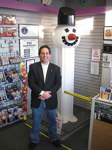 Visit the Pez Museum in Burlingame CA for all things PEZ!